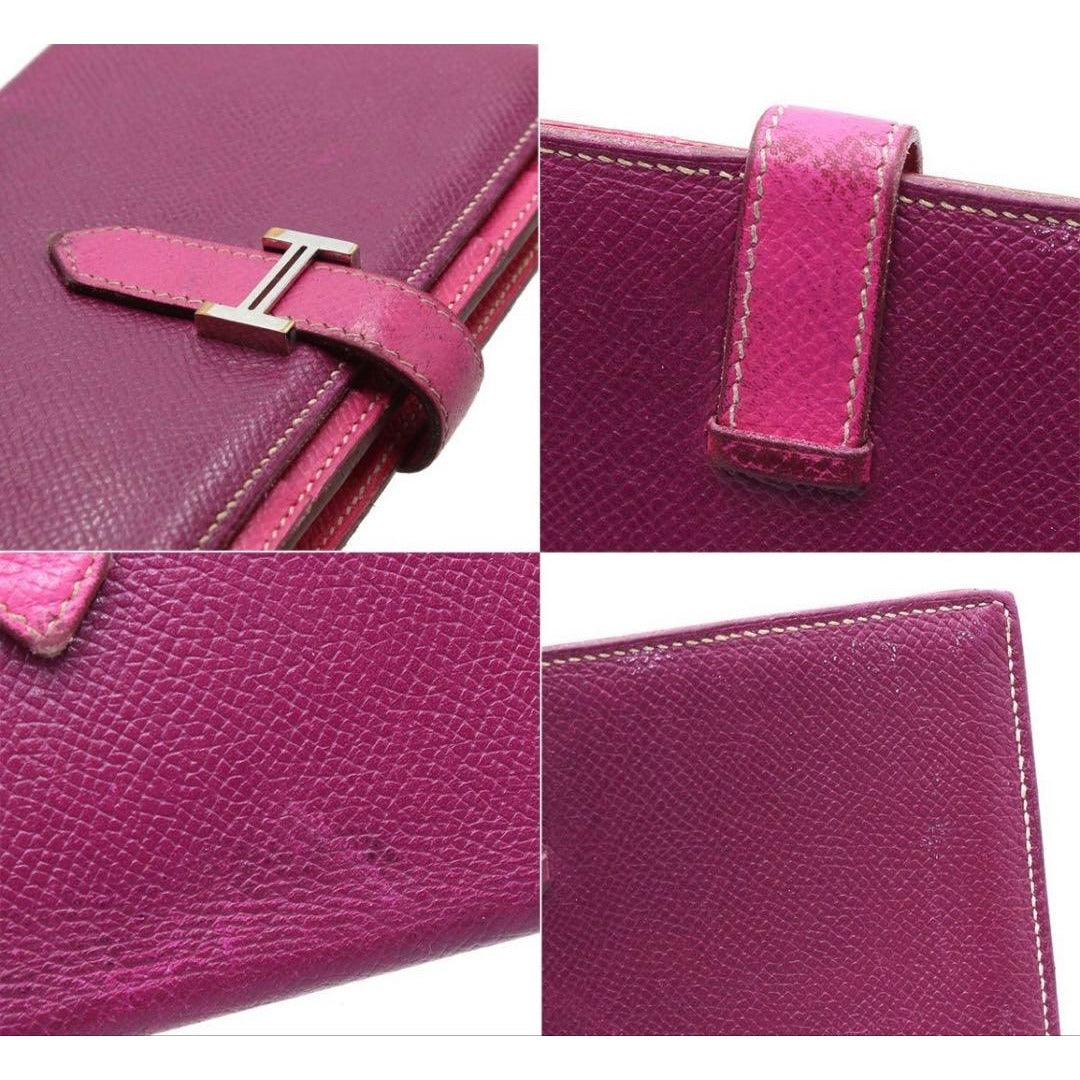 Hermes Leather Bearn Souffle Bifold Wallet — view 7