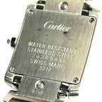 Cartier Working Tank Francaise SM Stainless Steel Quartz Watch Wristwatch — view 2
