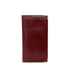Celine Vintage Carriage Logo Leather Bifold Long Wallet