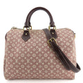Louis Vuitton Handbag Speedy 30 Bandouliere Monogram Mini Lin Sepia