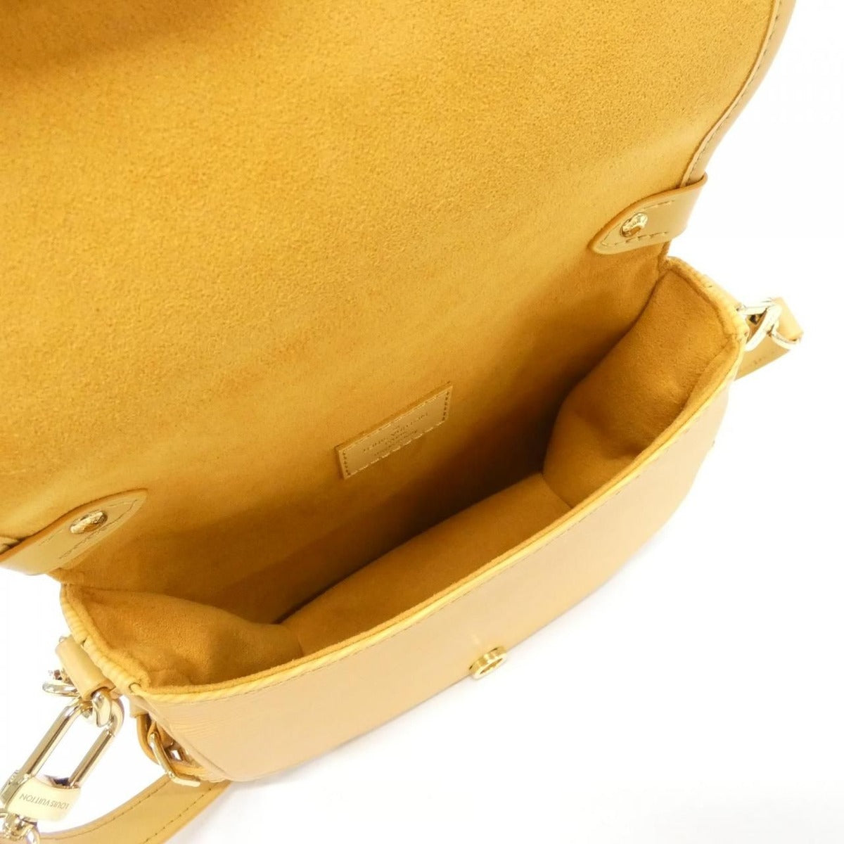 Louis Vuitton Epi Saumur BB Shoulder Bag Safran — view 6