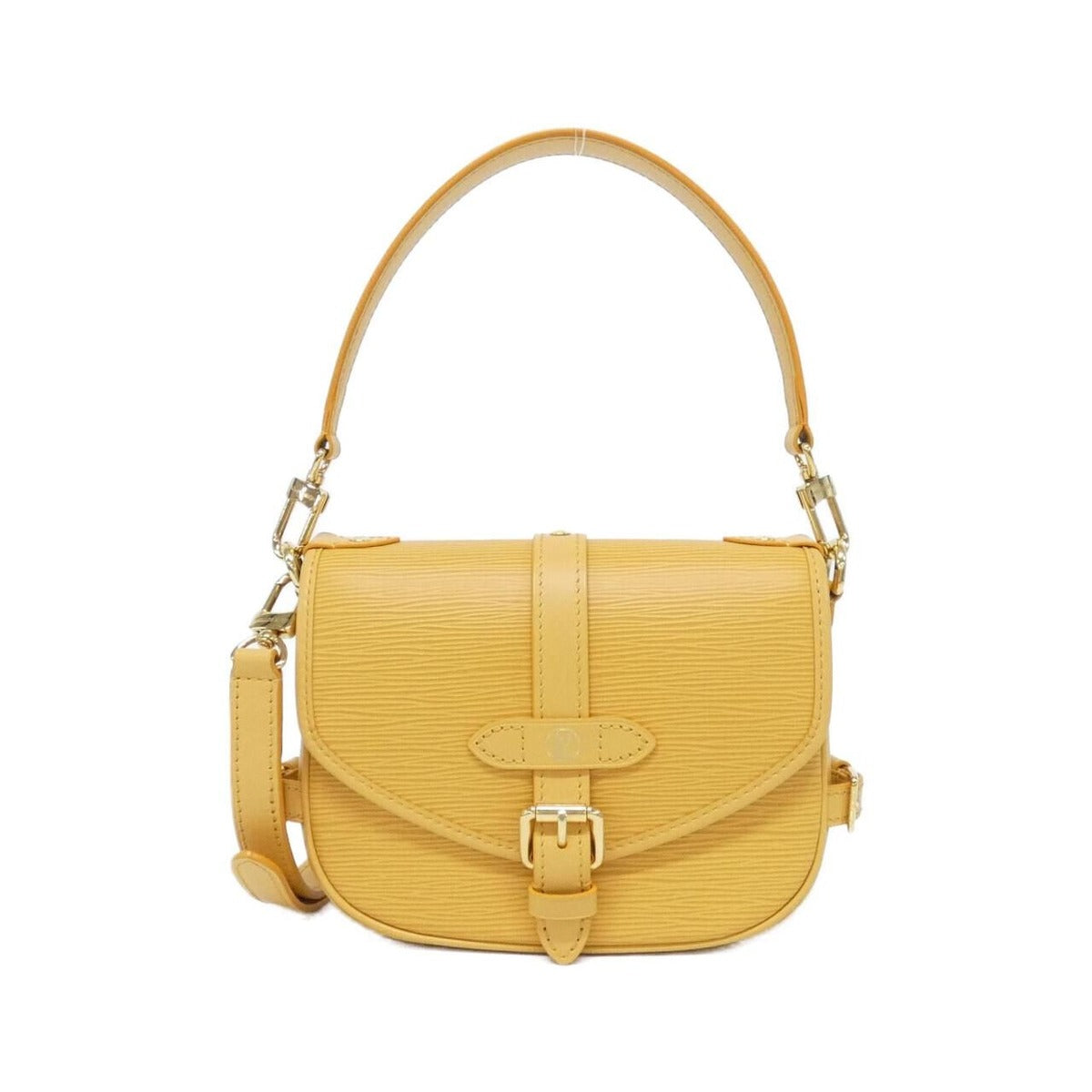 Louis Vuitton Epi Saumur BB Shoulder Bag Safran