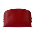 Louis Vuitton Pouch Makeup Epi Leather Pochette Cosmetic Castilian Red