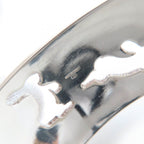 Hermes 925 Rabbit Motif Bracelet Bangle Silver — view 6
