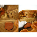 Gucci Bamboo Mini Backpack Leather Brown Outside — view 9