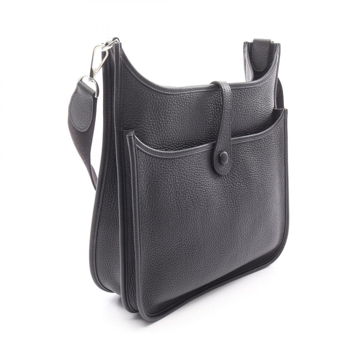 Hermes Shoulder Bag Evelyne 3 Trois PM Black Leather — view 2