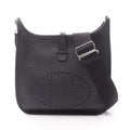 Hermes Shoulder Bag Evelyne 3 Trois PM Black Leather