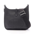Hermes Shoulder Bag Evelyne 3 Trois PM Black Leather