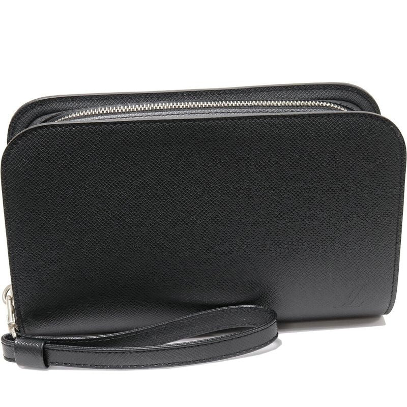 Louis Vuitton Clutch Bag Second Taiga Ardoise Baikal