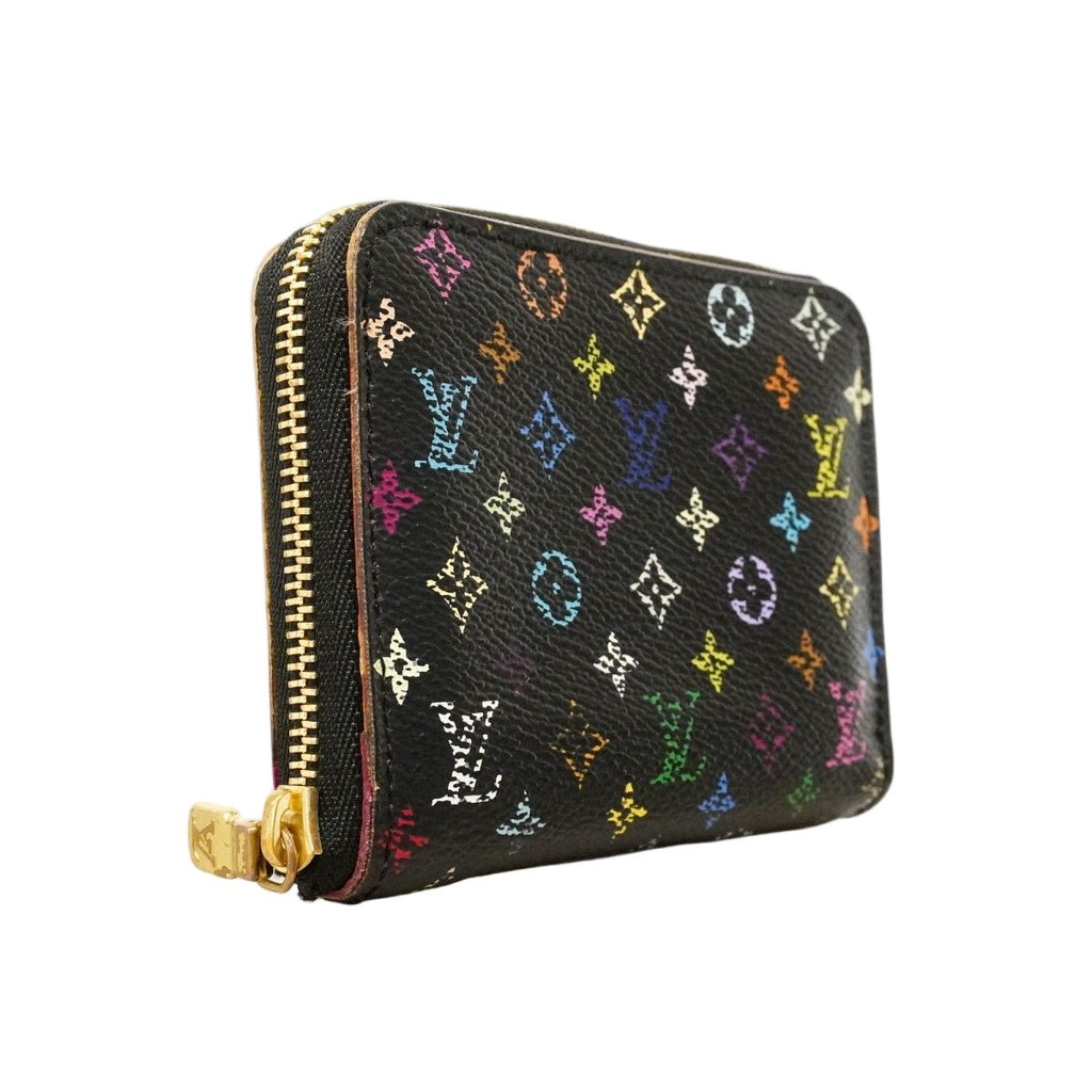 Louis Vuitton Coin Case Monogram Multicolor Zippy Purse Noir Grenade — view 2