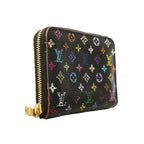 Louis Vuitton Coin Case Monogram Multicolor Zippy Purse Noir Grenade — view 2