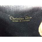 Christian Dior And Leather Coin Case Purse Black Fk7613 — view 4