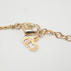 Christian Dior Vintage Necklace Logo Gold Germany — view 6