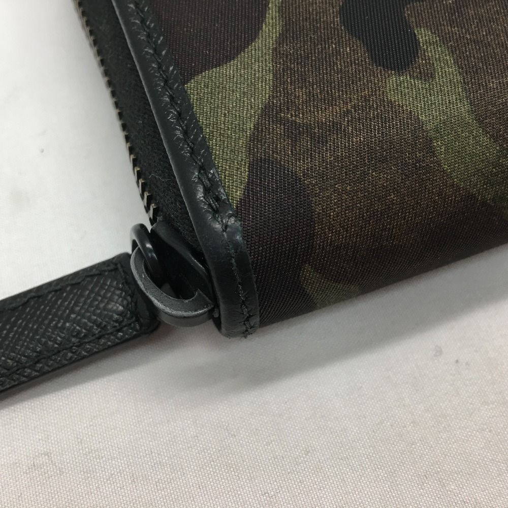 Prada Long Wallet Round Zipper Camouflage — view 5