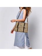 Gucci GG Supreme Web Canvas Sherry Messenger Bag Monogram Flap Tote