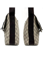 Gucci GG Supreme Web Canvas Sherry Messenger Bag Monogram Flap Tote