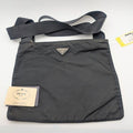 Prada Tessuto Nylon Shoulder Bag Crossbody Black Triangle Logo