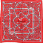 Louis Vuitton Carre 55 LV Rope Silk Red Scarf
