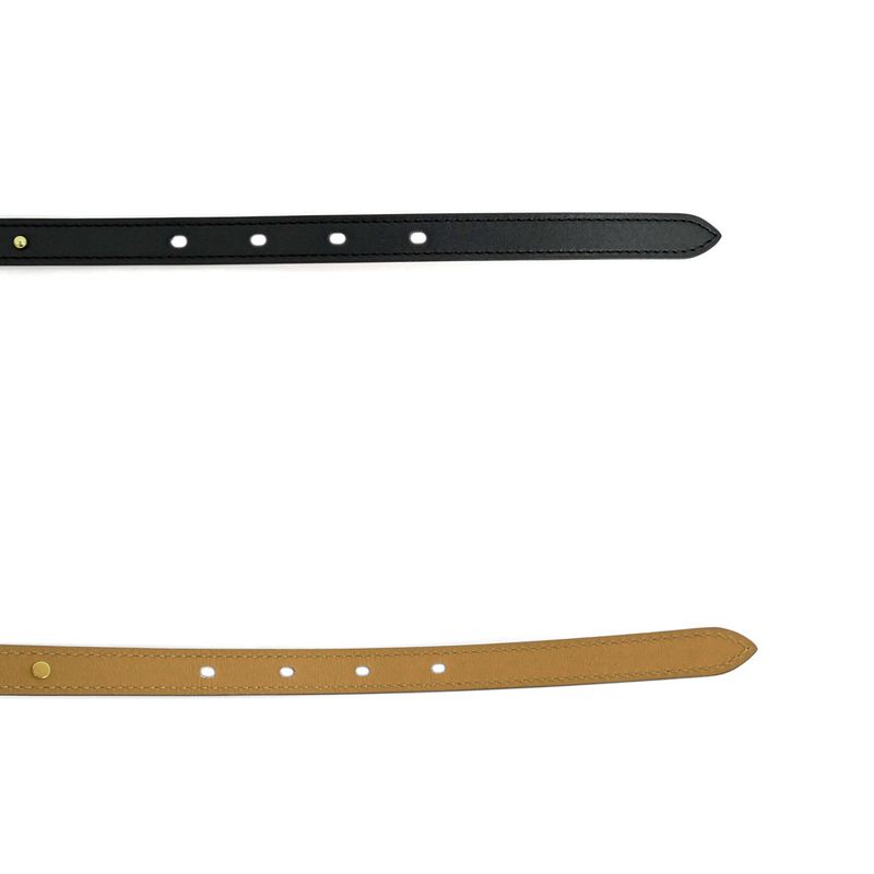 Hermes Belt Pop H Courte 15 85 cm Black Gold Hardware — view 5