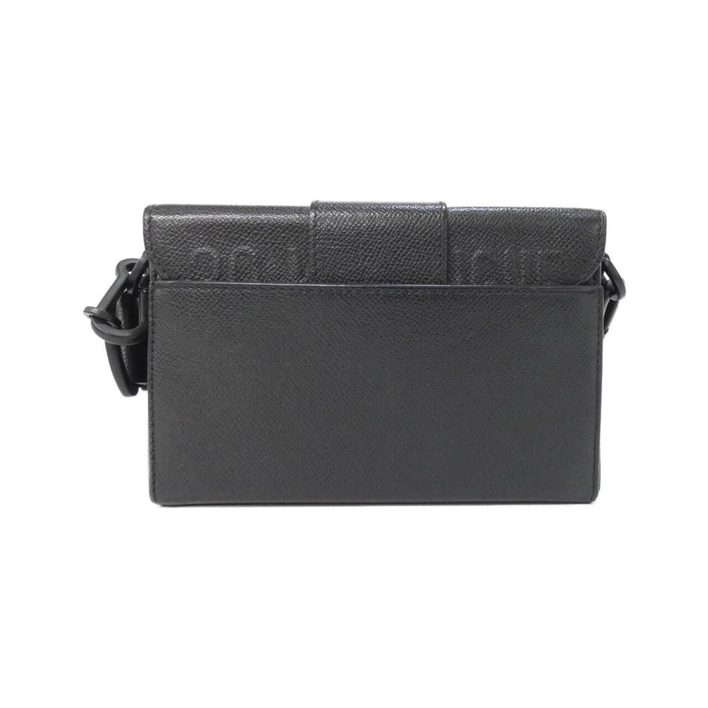 Dior 30 Montaigne Box Shoulder Bag Black — view 2