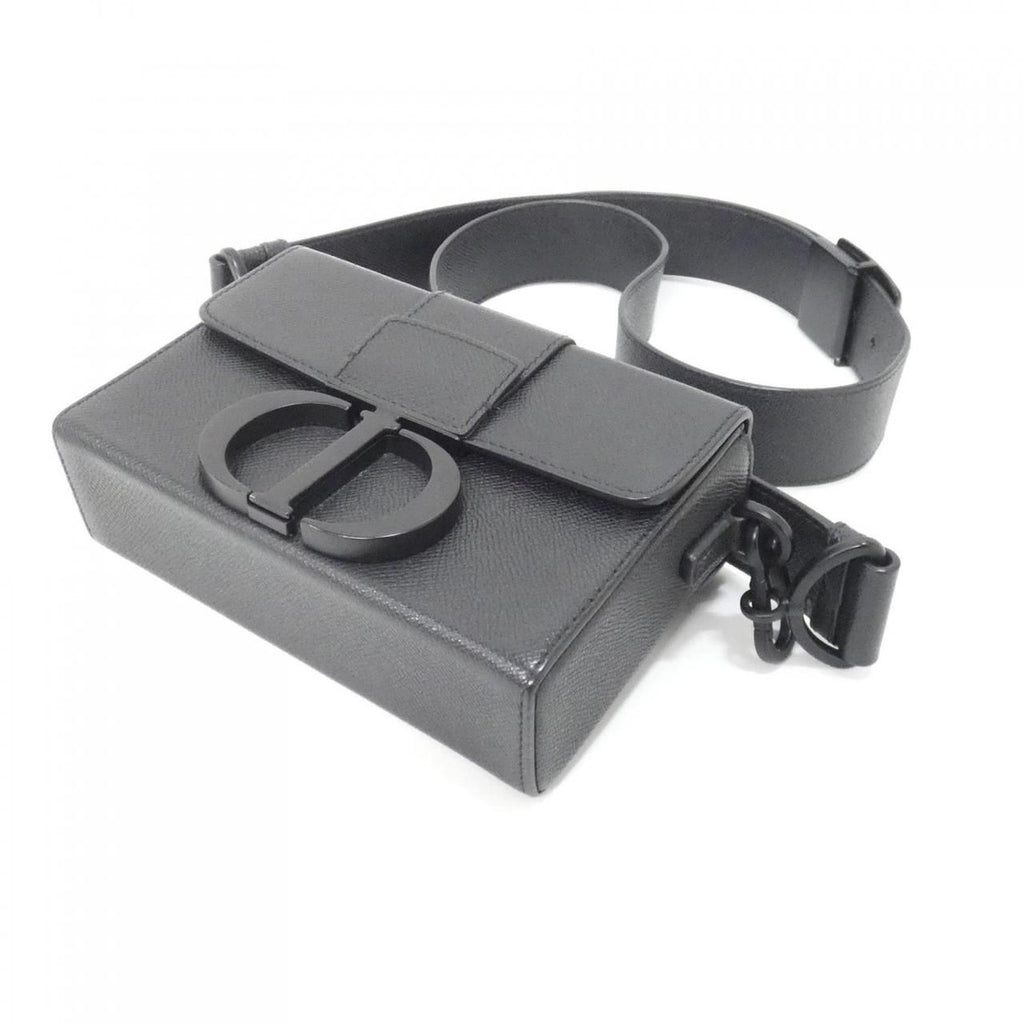 Dior 30 Montaigne Box Shoulder Bag Black — view 3