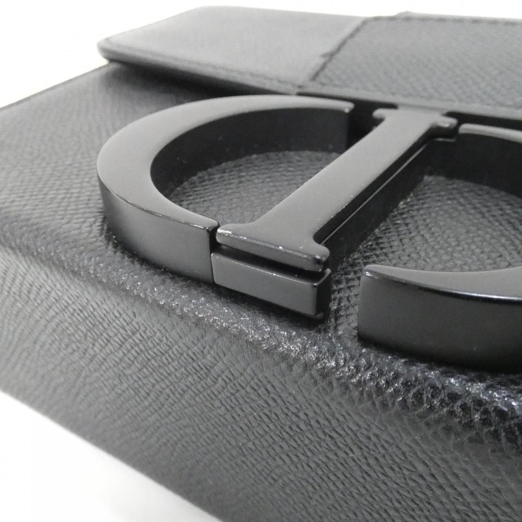 Dior 30 Montaigne Box Shoulder Bag Black — view 4