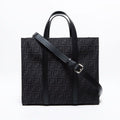 Fendi Tote Zucca 2-Way FF Jacquard Leather