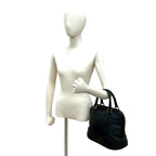 Loewe Vintage Anagram Log Leather Tote — view 2