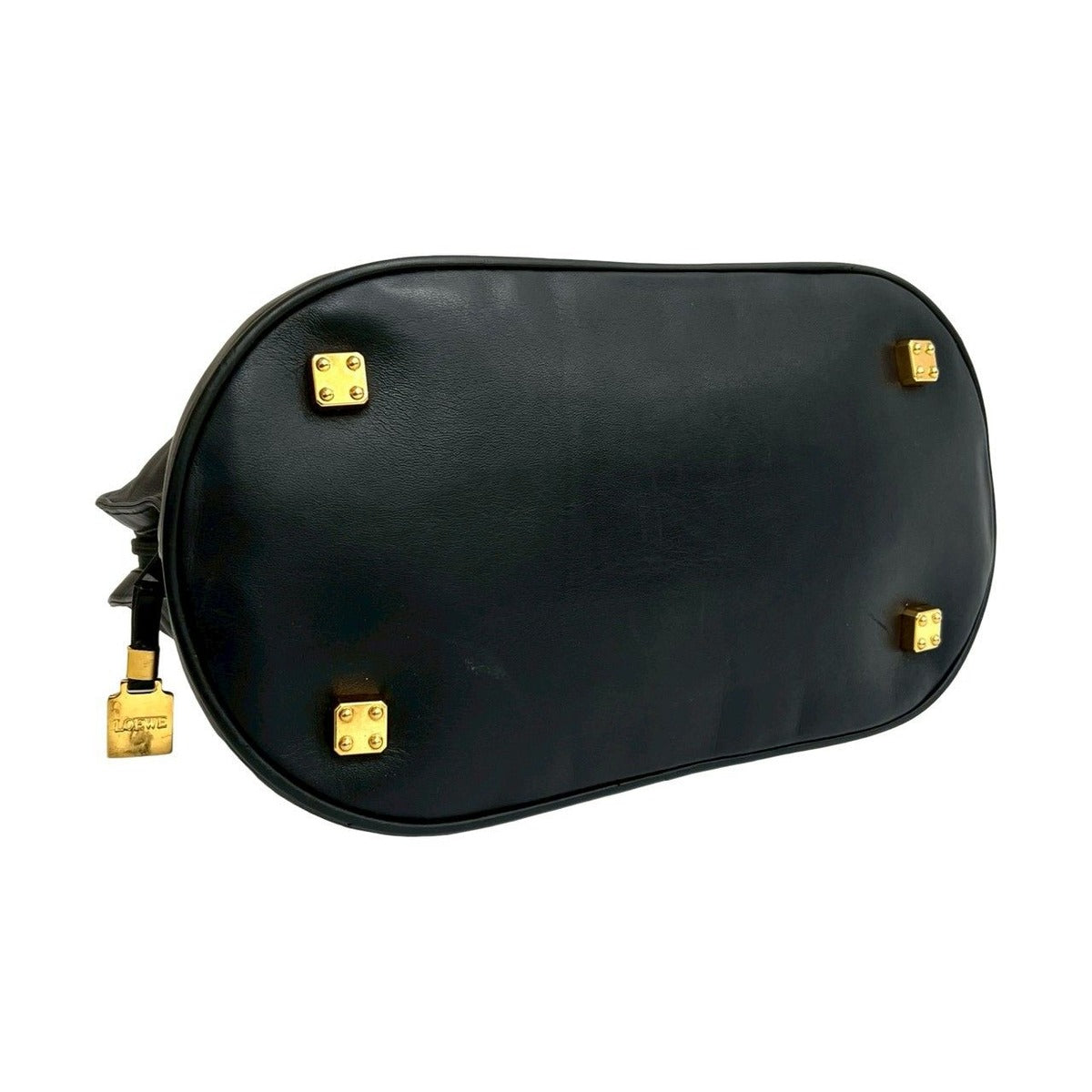 Loewe Vintage Anagram Log Leather Tote — view 7