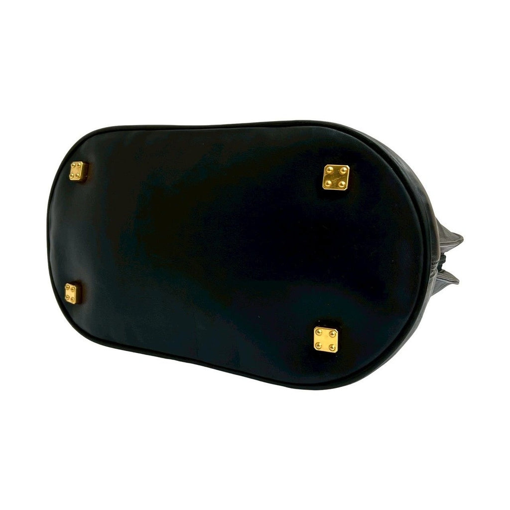 Loewe Vintage Anagram Log Leather Tote — view 8