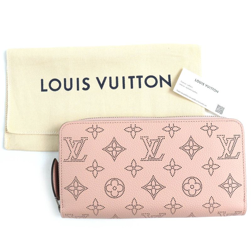 Louis Vuitton Mahina Monogram Zippy Wallet Long Magnolia Storage — view 2