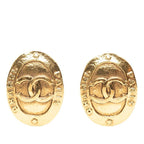 Chanel Coco Mark Oval Gold Plated — view 2