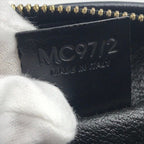 Celine Black Macadam Triomphe Leather Second Pouch Case Brown — view 9
