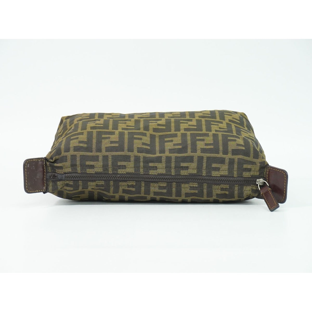 Fendi Zucca Pouch Case Nylon Brown — view 7