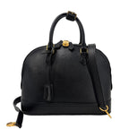 Louis Vuitton Parnassea Alma PM Handbag Taurillon Leather Black