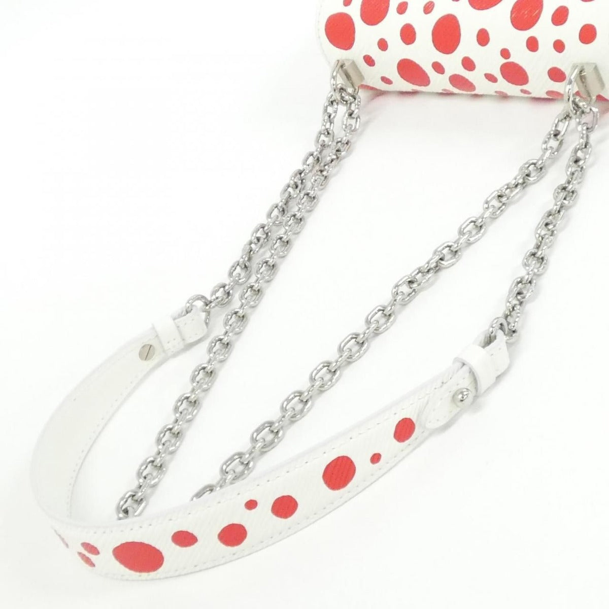 Louis Vuitton Epi Twist PM Shoulder Bag Blanc Rouge — view 8