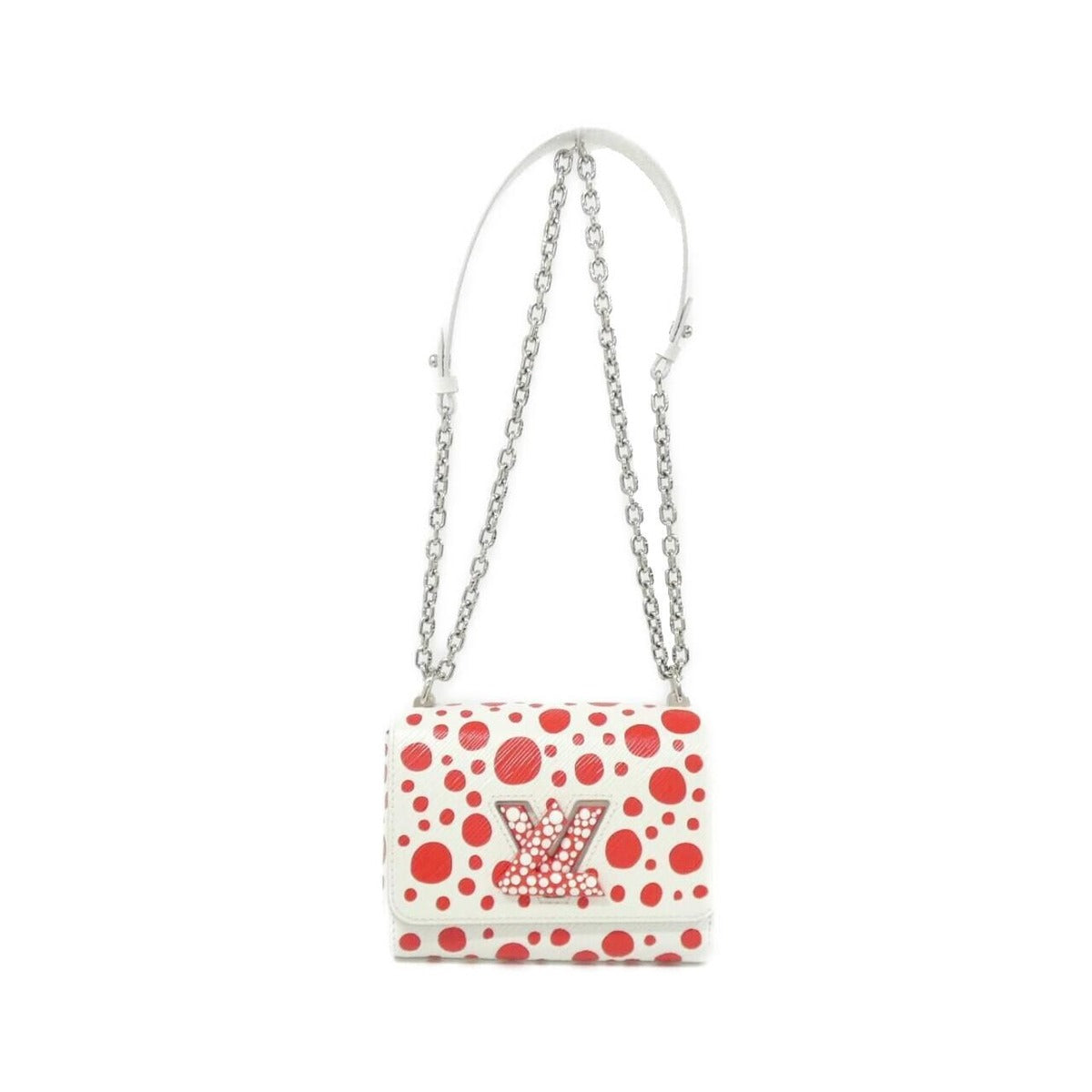 Louis Vuitton Epi Twist PM Shoulder Bag Blanc Rouge