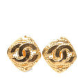 Chanel Vintage Coco Mark Gold Plated