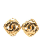 Chanel Vintage Coco Mark Gold Plated