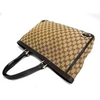 Gucci Handbag Abby Brown GG Canvas Leather Pattern — view 4
