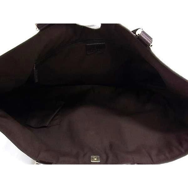 Gucci Handbag Abby Brown GG Canvas Leather Pattern — view 6