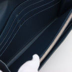 Louis Vuitton Epi Portefeuille Sarah Long Wallet Andigo Blue — view 8