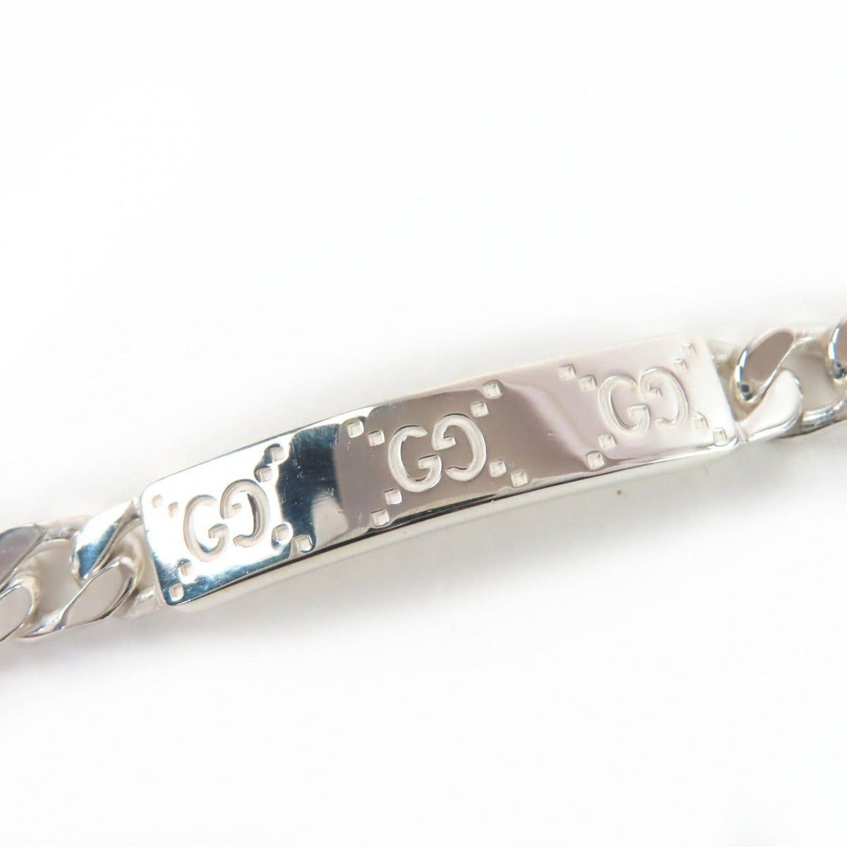 Gucci Signature GG Bracelet Bangle Silver 16 Boxes Weight Handbag — view 5