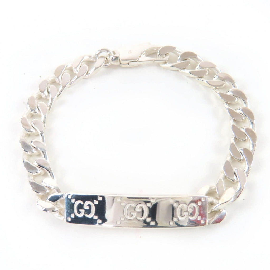 Gucci Signature GG Bracelet Bangle Silver 16 Boxes Weight Handbag