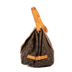 Louis Vuitton Saumur Brown Monogram Canvas Shoulder Bag — view 4
