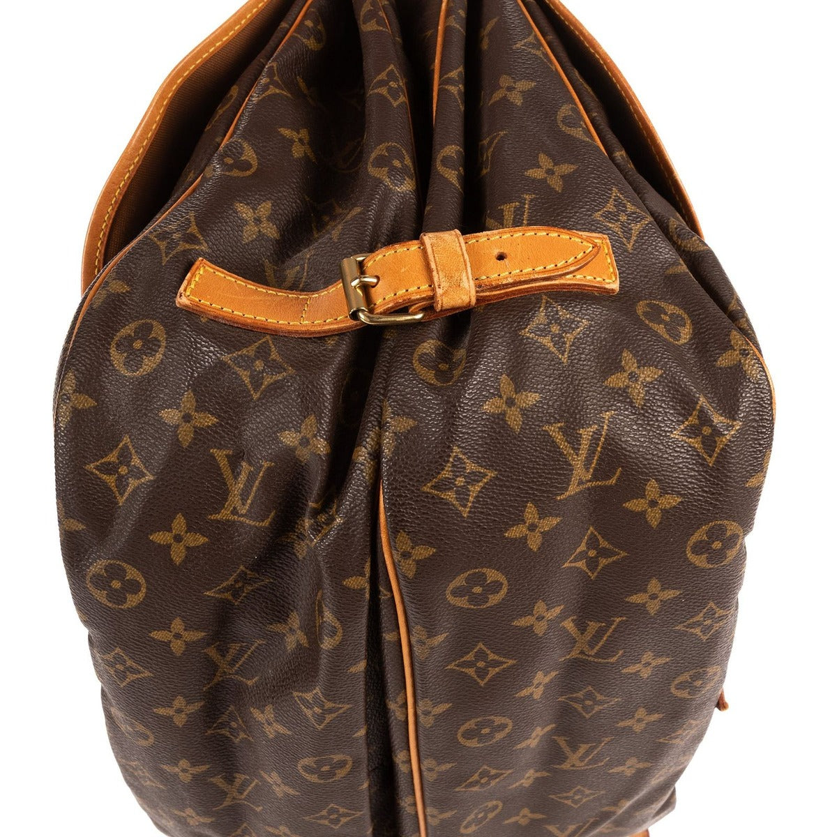Louis Vuitton Saumur Brown Monogram Canvas Shoulder Bag — view 7
