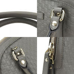 Gucci Handbag Micro Guccissima Leather Gray Gold Hardware 2-Way — view 5