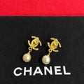 Chanel 97 Vintage Faux Pearl Coco Mark Logo Motif