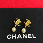 Chanel 97 Vintage Faux Pearl Coco Mark Logo Motif