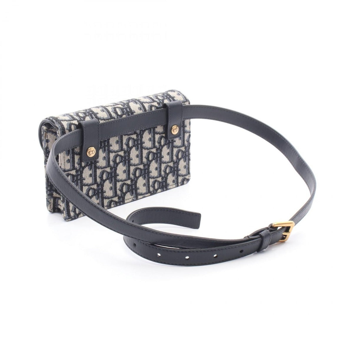 Dior Waist Bag Oak Navy Canvas — view 2